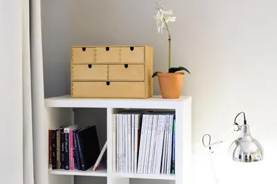 Die Bibliothek in der Ferienwohnung