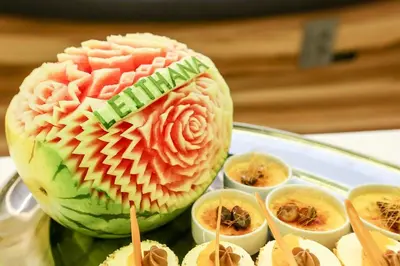 Essen im Hotel oder in der Nähe
