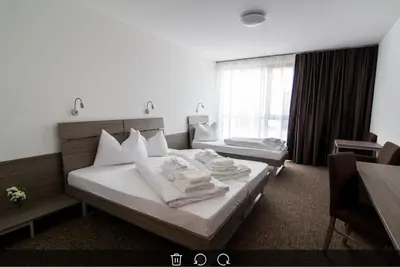 Ein Bett oder Betten in einem Zimmer der Unterkunft Lifestyle Hotel Leithana