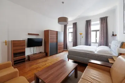 TV/Unterhaltungsangebot in der Unterkunft Vintagehome Naschmarkt