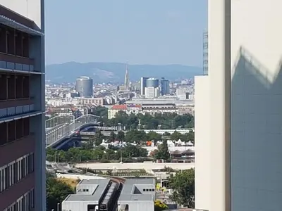 Ein allgemeiner Blick auf Wien oder ein Stadtblick von der Ferienwohnung aus