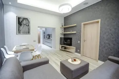 Ein Sitzbereich in der Unterkunft MaVa Apartments