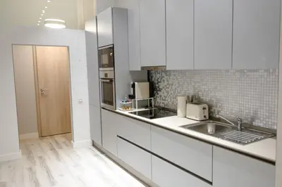 Küche/Küchenzeile in der Unterkunft MaVa Apartments