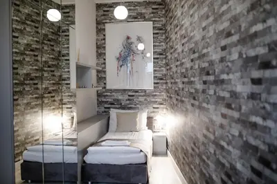 Ein Bett oder Betten in einem Zimmer der Unterkunft MaVa Apartments