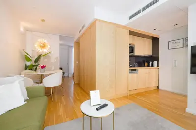 Küche/Küchenzeile in der Unterkunft RAFAEL KAISER - Premium Apartments City Centre - Contactless Check-In