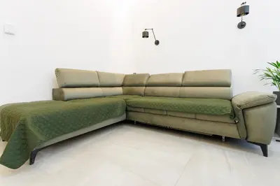 Ein Sitzbereich in der Unterkunft Apartment house in Vienna