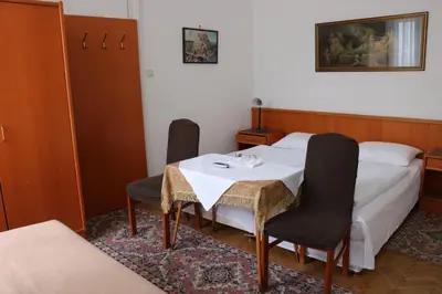 Ein Bett oder Betten in einem Zimmer der Unterkunft Pension Reimer
