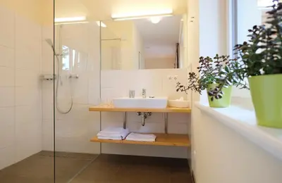 Ein Badezimmer in der Unterkunft Nachtquartier Zur Dankbarkeit