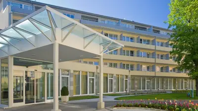Das Gebäude in dem sich das Hotel befindet