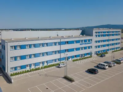 Das Gebäude in dem sich das Hotel befindet