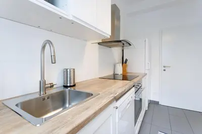 Küche/Küchenzeile in der Unterkunft Operastreet City Center Apartment Brasil