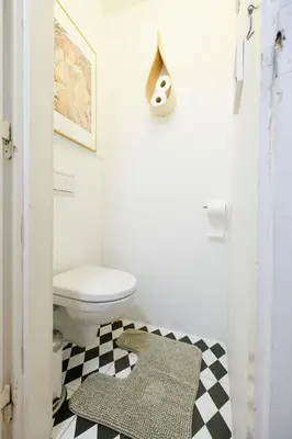 Ein Badezimmer in der Unterkunft City Centre Klimts Balcony