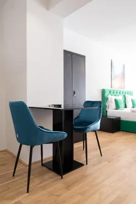 Ein Sitzbereich in der Unterkunft City Stay Vienna – Lugeck