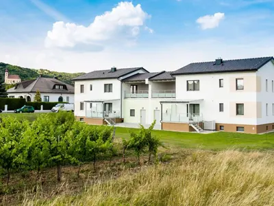 Das Gebäude in dem sich die Ferienwohnung befindet