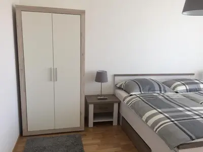 Ein Bett oder Betten in einem Zimmer der Unterkunft Vienna Hauptbahnhof Apartments 1