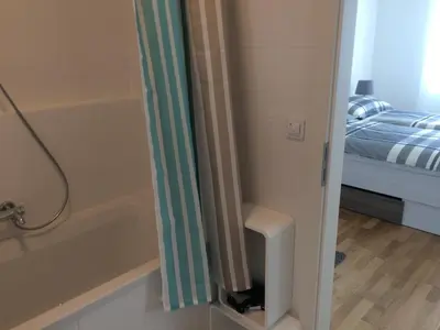 Ein Bett oder Betten in einem Zimmer der Unterkunft Vienna Hauptbahnhof Apartments 1
