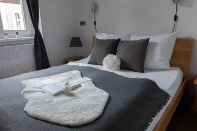 Ein Bett oder Betten in einem Zimmer der Unterkunft Vienna Central Station Accommodation