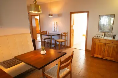 Küche/Küchenzeile in der Unterkunft Gästehaus Mariola