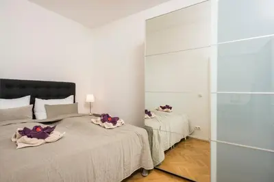 Ein Bett oder Betten in einem Zimmer der Unterkunft Chillout Lounge Satzberg