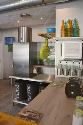 Küche/Küchenzeile in der Unterkunft Do Step Inn Central - Self-Service-Hostel