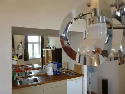Küche/Küchenzeile in der Unterkunft Haus Max