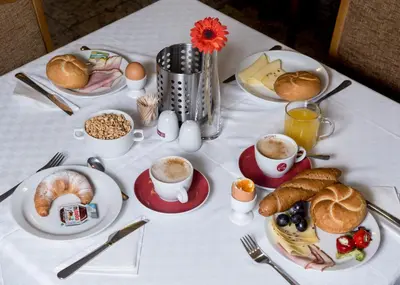 Essen im Hotel oder in der Nähe