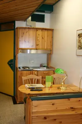 Küche/Küchenzeile in der Unterkunft Hotel Asperner Löwe
