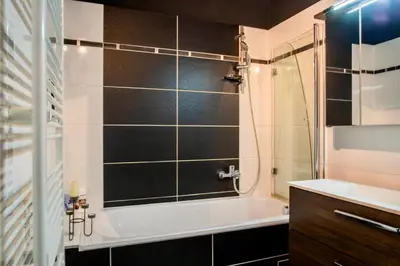 Ein Badezimmer in der Unterkunft Viennaflats - Apartment Prater