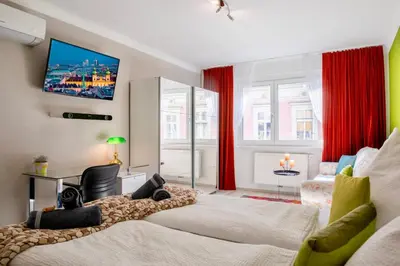 TV/Unterhaltungsangebot in der Unterkunft Viennaflats - Apartment Prater