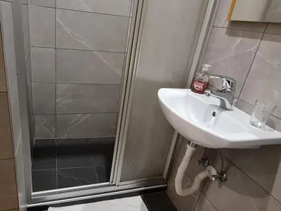 Ein Badezimmer in der Unterkunft Aparthotel LAAERBERG