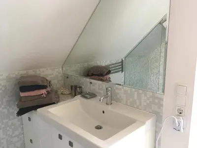 Ein Badezimmer in der Unterkunft Alte Donau