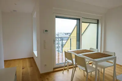 Ein Balkon oder eine Terrasse in der Unterkunft Vienna City Apartments Belvedere