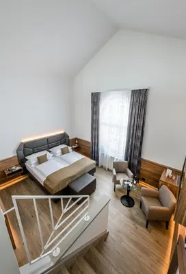 Ein Bett oder Betten in einem Zimmer der Unterkunft IMLAUER Hotel Nestroy Wien