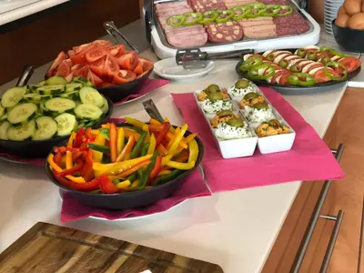 Essen im Hotel oder in der Nähe