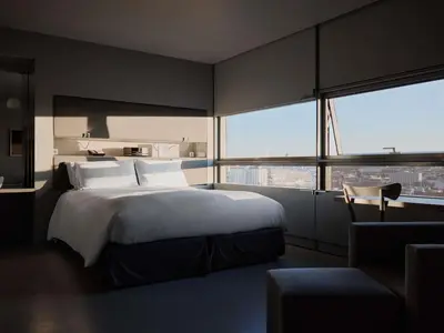 Ein Bett oder Betten in einem Zimmer der Unterkunft SO/ Vienna