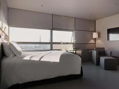 Ein Bett oder Betten in einem Zimmer der Unterkunft SO/ Vienna