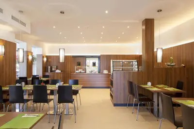 Ein Restaurant oder anderes Speiselokal in der Unterkunft Seminarhotel Springer Schlössl