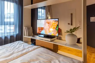 TV/Unterhaltungsangebot in der Unterkunft smartments Wien Hauptbahnhof - Serviced Apartments