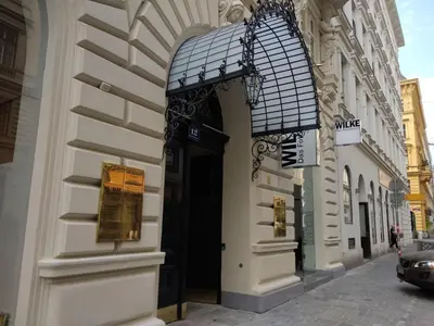 Das Gebäude in dem sich die Ferienwohnung befindet