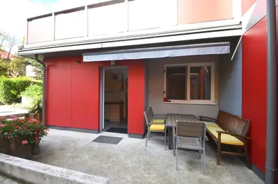 Das Gebäude in dem sich die Ferienwohnung befindet
