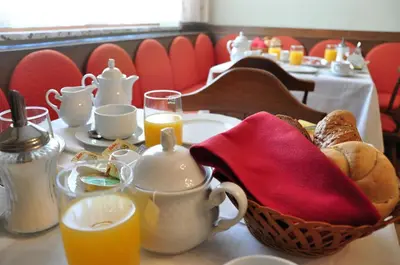 Essen in der Pension oder in der Nähe