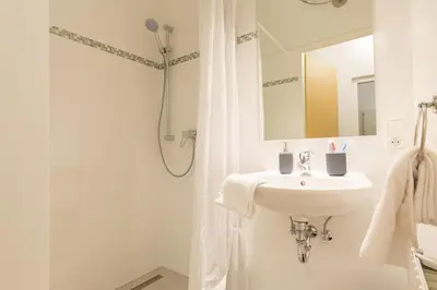 Ein Badezimmer in der Unterkunft Stunning Apartment Vienna Central Station