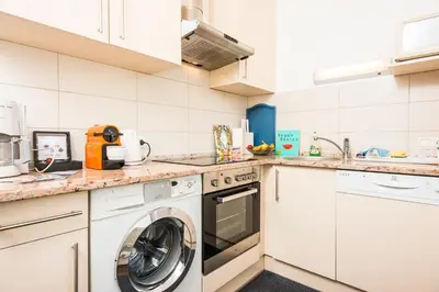 Küche/Küchenzeile in der Unterkunft Appartements Ferchergasse