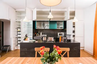 Küche/Küchenzeile in der Unterkunft Appartements Ferchergasse