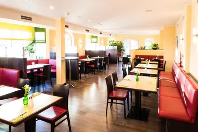 Ein Sitzbereich in der Unterkunft Hotel Karl-Wirt
