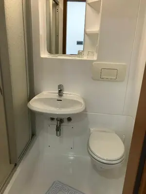 Ein Badezimmer in der Unterkunft Hotel Pribitzer