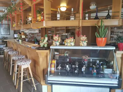 Lounge oder Bar in der Unterkunft Lei's WOK