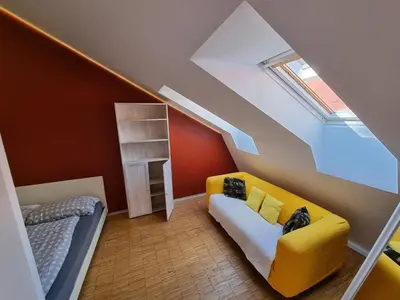 Ein Bett oder Betten in einem Zimmer der Unterkunft Alina's