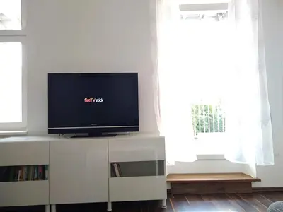 TV/Unterhaltungsangebot in der Unterkunft Spacious Apartment in Center with Terrace