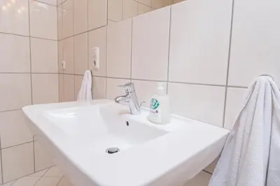 Ein Badezimmer in der Unterkunft Belvedere Suite